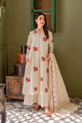 Printed Cotton Kurti Palazzo Set with Latkan Neckline & Dupatta